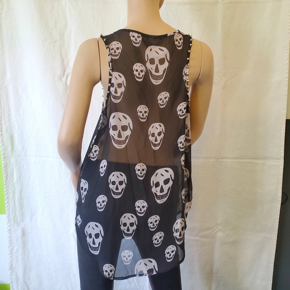 Sheer Skull Tank Top - Picture 4 of 11